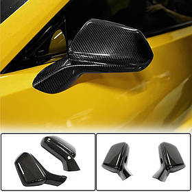 Накладки на дзеркала (2015-2019, Карбон) для Chevrolet Camaro 2015- рр