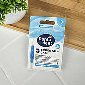 Міжзубні йоржики Dontodent (0,6 мм ISO3 сині), 6 шт