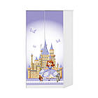 Шафа дитяча для одягу, шафа в спальну кімнату дитини/підлітка, шафа з малюнками Кінг Квін, фото 3