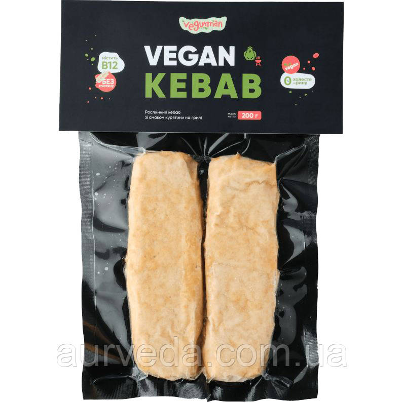 Веган кебаб зі смаком курки