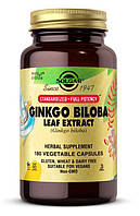 Гінкго білоба SOLGAR Ginkgo Biloba Leaf Extract 180 Vegan Capsules
