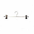 Вішалки Плічки Тремпеля 28 см дитячі з прищіпками хромовані для дитячого одягу 10 шт, фото 4