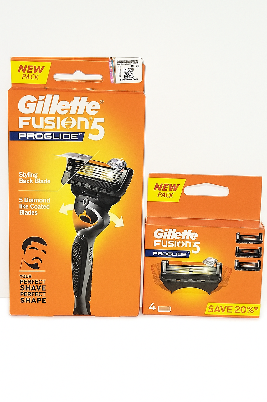 Станок Gillette Fusion ProGlide + змінні касети 5шт, фото 1