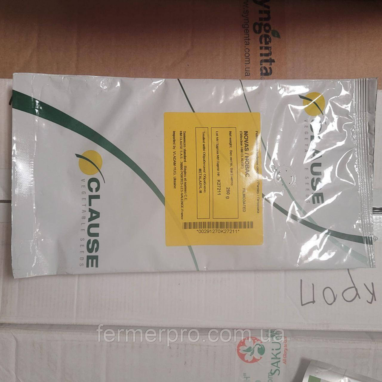 Насіння петрушки Новас / Novas 250 грамів Clause, фото 1