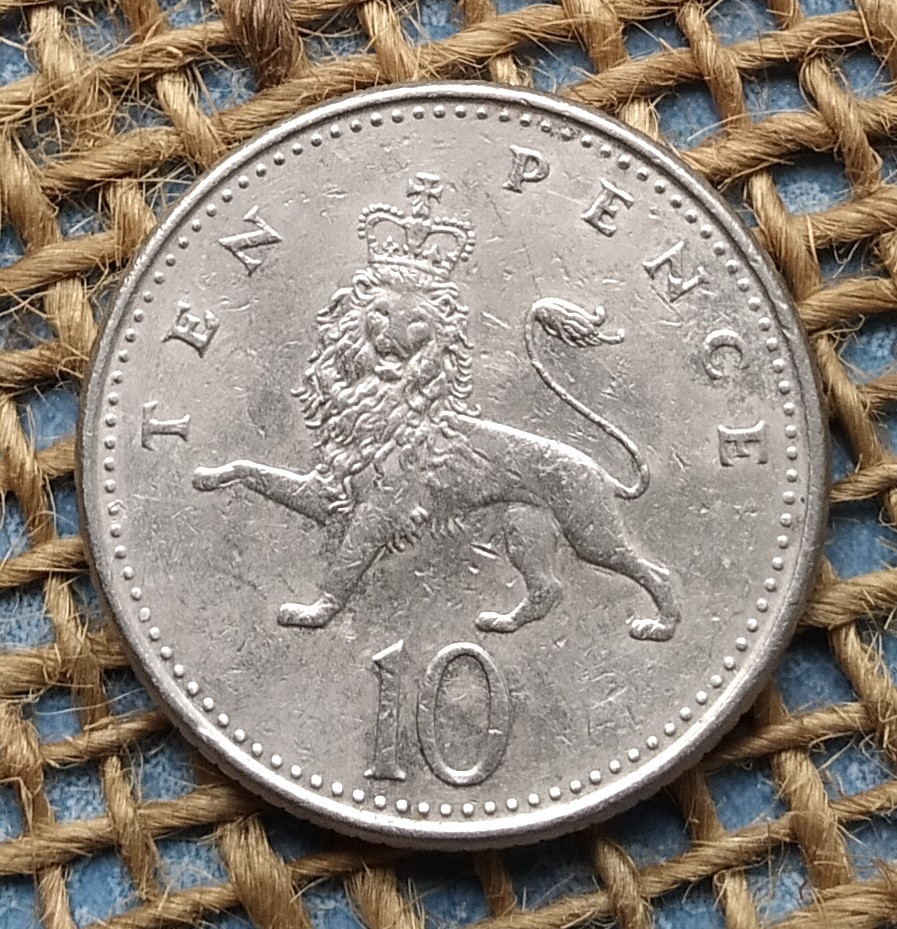 10 пенсiв 1992 року. Велика Британiя, фото 1