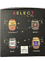 Цукерки з Чорного Шоколаду бочечки з Лікером Liqueurs Selection Abtey 210 г Франція, фото 2