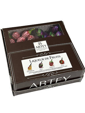 Цукерки з фруктовими лікерами LIQUEURS DE FRUITS ABTEY 72 шт. 720 г Франція, фото 3