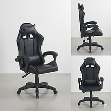 Комп'ютерне ортопедичне крісло для геймерів з ергономічними подушками, стілець комп'ютерний ігровий Bonro