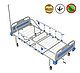 Ліжко медичне функціональне АТОН КФ-2-МП-БП-ОП-Ш-К125 з пластиковими бильця, огорожами, штативом і, фото 2
