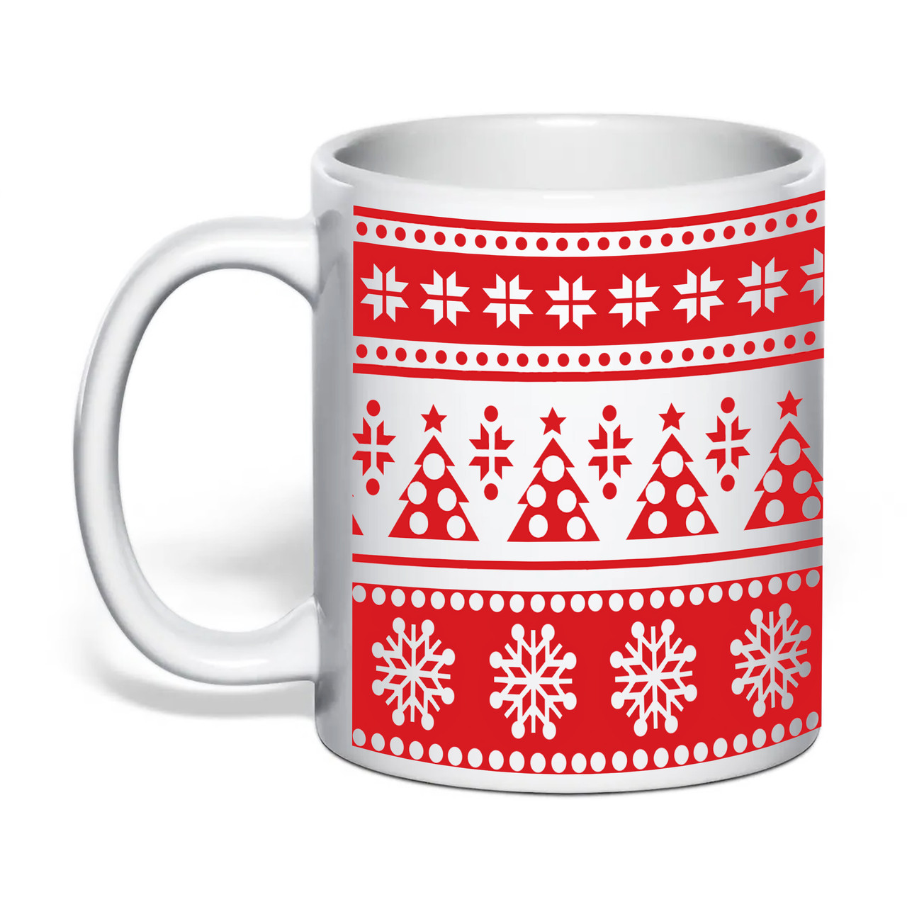 Чашка з друком "Новий рік" №1 330 мл (колір білий) (32934), фото 1