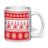 Чашка з друком "Новий рік" №1 330 мл (колір білий) (32934), фото 2