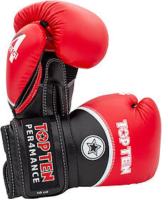 Top Ten  4select боксерські рукавички Червоні