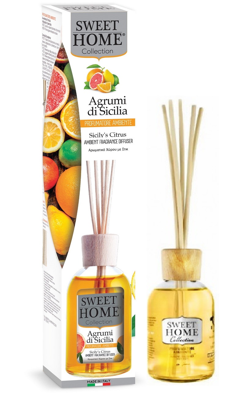 Аромадифузор SWEET HOME Аgrumi di sicilia «Сицилійський цитрус» 100 мл