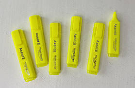 Маркер Текстовий Жовтий Pastel 1-5 мм Клиноподібний (2537-08-А) Axent