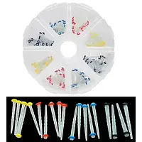 Стекловолоконные внутриканальные штифты - набор 200 шт