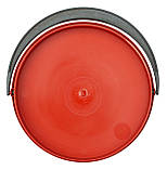 Відро пластикове 10 літрів помаранчеве Ø 30 см h=27 см (Юніпласт), фото 3