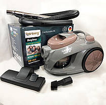 Пилосос контейнерний без мішка Rainberg RB-653 2500Вт, циклонний контейнерний пилосос, QX-701 невеликий пилосос, фото 5