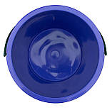 Відро пластикове 10 літрів фіолетове Ø 30 см h=27 см (Юніпласт), фото 3