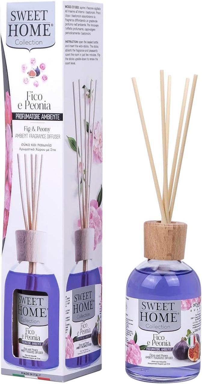 Аромадифузор SWEET HOME Fico e peonia з ароматом інжиру та півонії 100мл