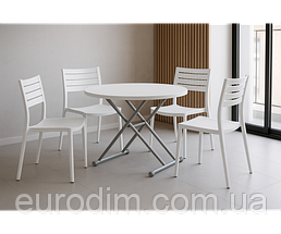 Стіл Тіно трансформер круглий д. 90 см, фото 3