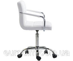 Крісло Артур К на колесах біле, фото 3