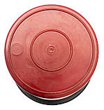 Відро пластикове 5 літрів червоне Ø 23.5 см h=20 см (Юніпласт), фото 4