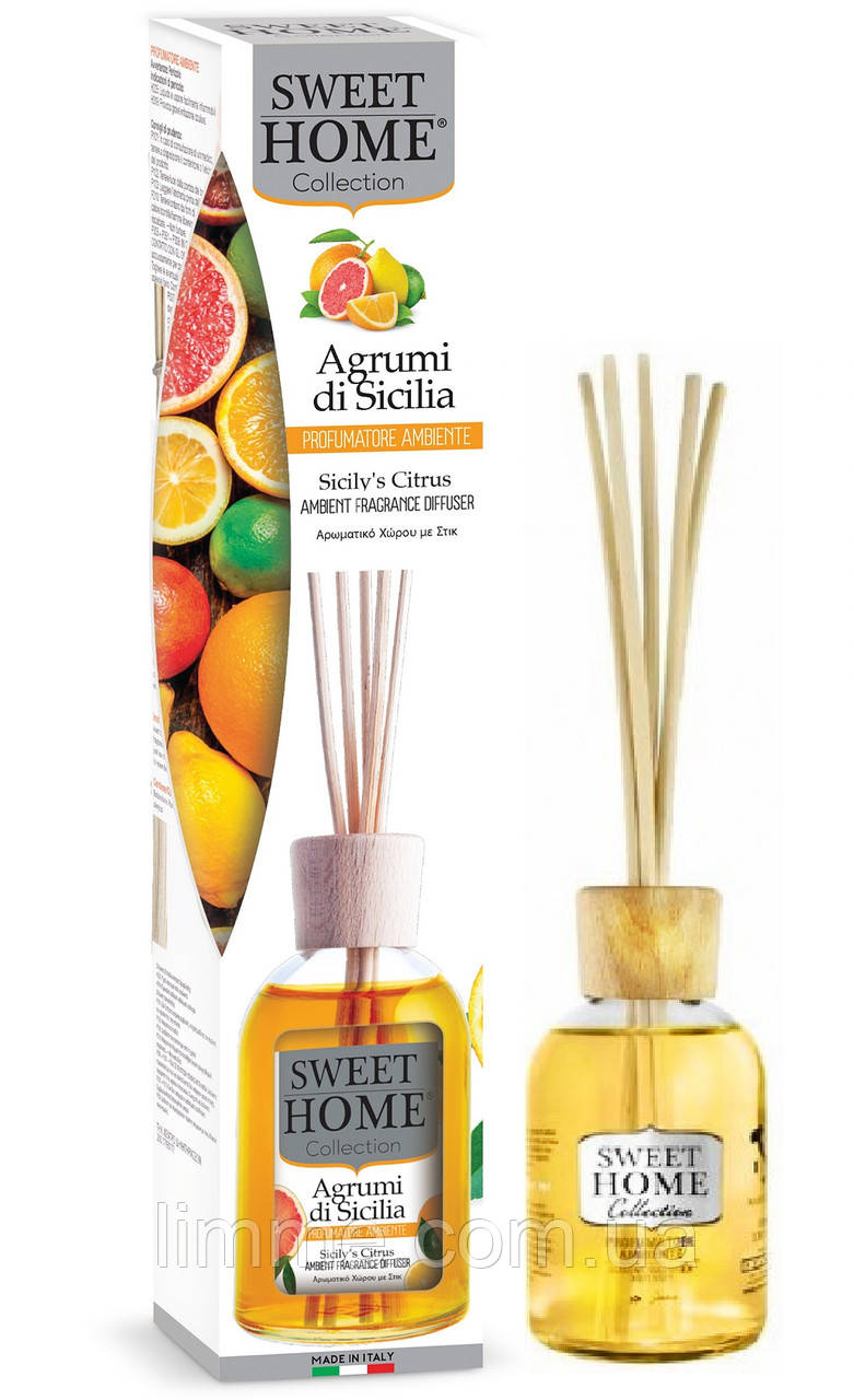 Аромадифузор SWEET HOME Аgrumi di sicilia «Сицилійський цитрус» 100 мл