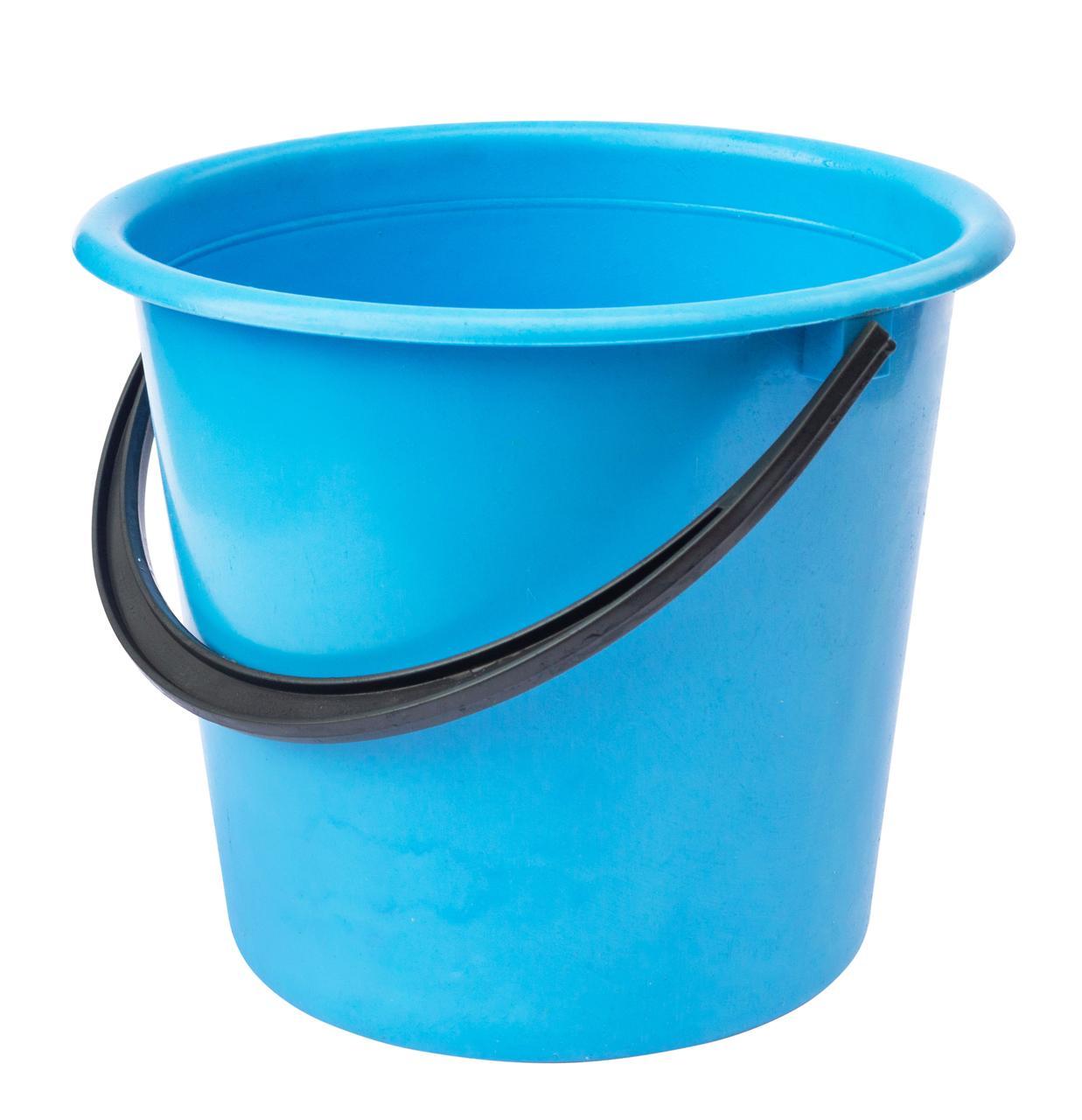Відро пластикове 5 літрів синє Ø 23.5 см h=20 см (Юніпласт), фото 1