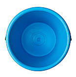 Відро пластикове 5 літрів синє Ø 23.5 см h=20 см (Юніпласт), фото 3