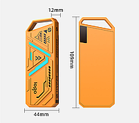 Зовнішня кишеня Deepfox M20 RGB для NVMe (PCIe) M2 SSD USB 3.2 Gen 2 Type-C, фото 10