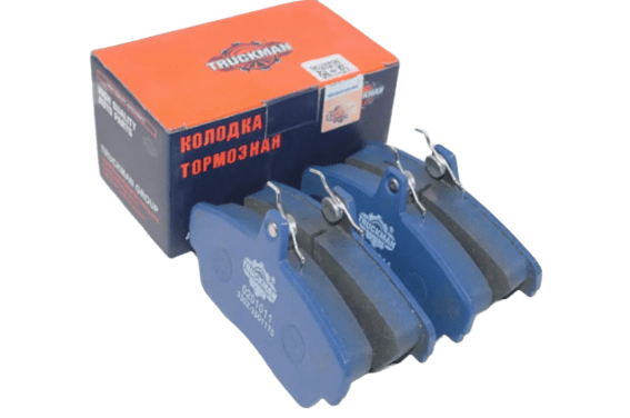 Колодка гальмівна передня. Газель, Волга (компл.4шт) (пр.о Truckman)