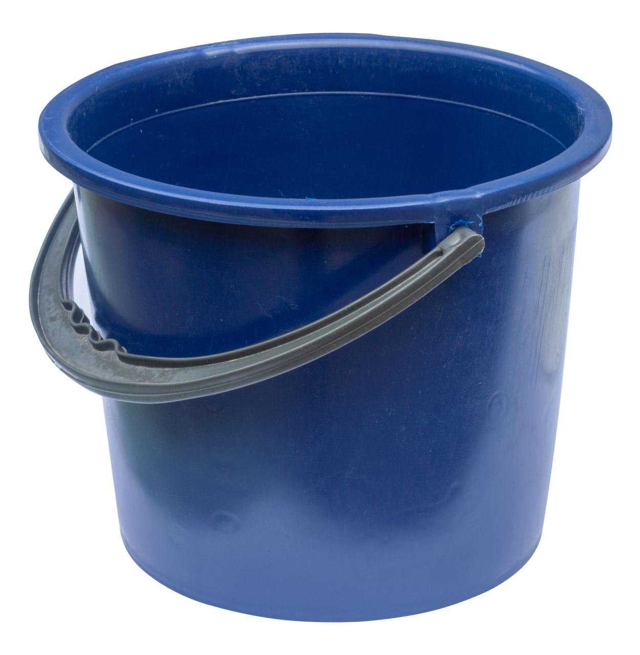 Відро пластикове 8 літрів синє Ø 27 см h=22 см (Юніпласт), фото 1
