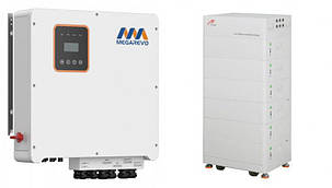 Трифазний гібридний інвертор MEGAREVO R15KH3/HV RESS-30KW, фото 1