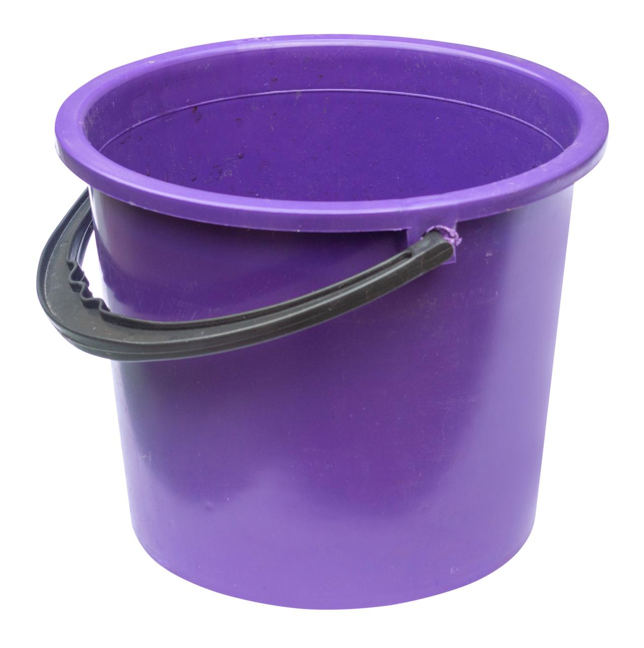Відро пластикове 8 літрів фіолетове Ø 27 см h=22 см (Юніпласт), фото 1