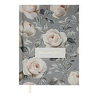 Щоденник недатований Buromax Fattore A5 лінія 336 сторінок, тверда обкладинка, сірий