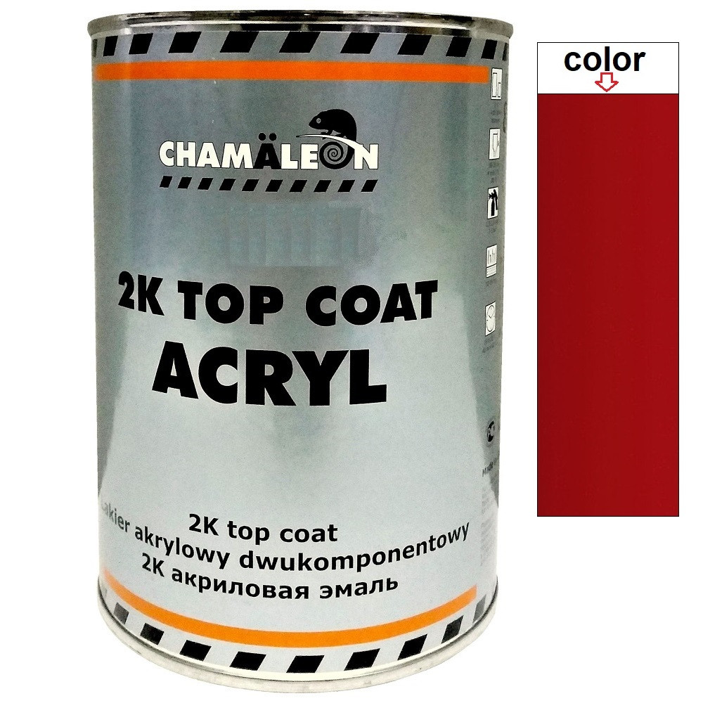 Акрилова автоемаль без затверджувача колір Volkswagen LY3D червоний Chameleon 2K Top Coat Acryl 800мл