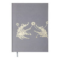 Щоденник недатований Buromax Only A5 лінія 336 сторінок, тверда обкладинка, сірий