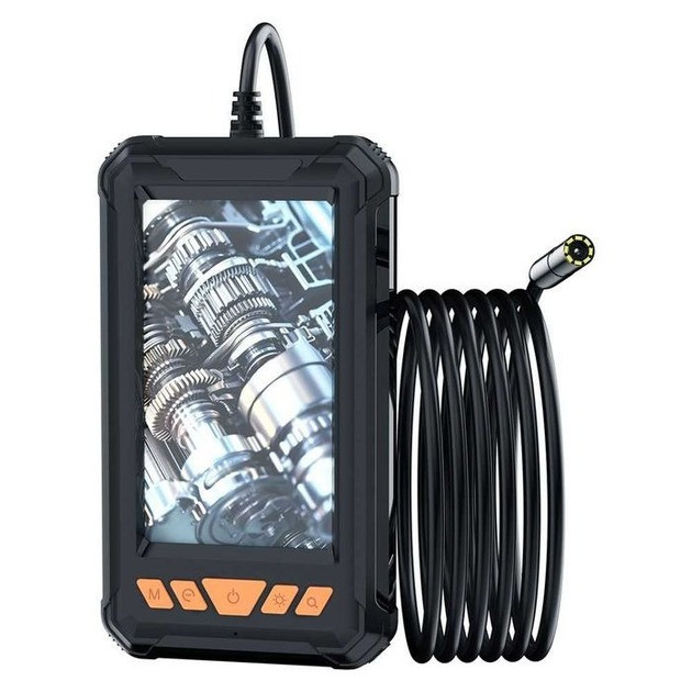 Камера ендоскоп з підсвічуванням P380 та екраном, кабель на 5м, ендоскоп для сто, камера для важкодоступних місць