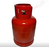 Туристичний газовий балон для кемпінгу 12 л Металевий газовий балон для побутового використання болгарія, фото 2