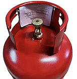 Туристичний газовий балон для кемпінгу 12 л Металевий газовий балон для побутового використання болгарія, фото 4