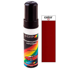 Олівець для авто Volvo колір 612 червоний акриловий Motip 12мл