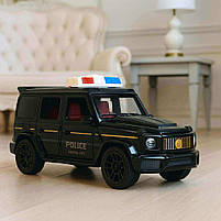 Машинка на радіокеруванні Поліція LM258-201 чорна — позашляховик 1:14 з підсвічуванням, акумулятором 3.7V, пульт 27 MHz, фото 7