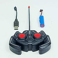 Машинка на радіокеруванні Поліція LM258-201 чорна — позашляховик 1:14 з підсвічуванням, акумулятором 3.7V, пульт 27 MHz, фото 9