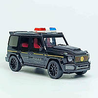 Машинка на радіокеруванні Поліція LM258-201 чорна — позашляховик 1:14 з підсвічуванням, акумулятором 3.7V, пульт 27 MHz, фото 2