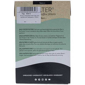 Фльтр паперовий №4 Filter для крапельної кавоварки (100шт), фото 3