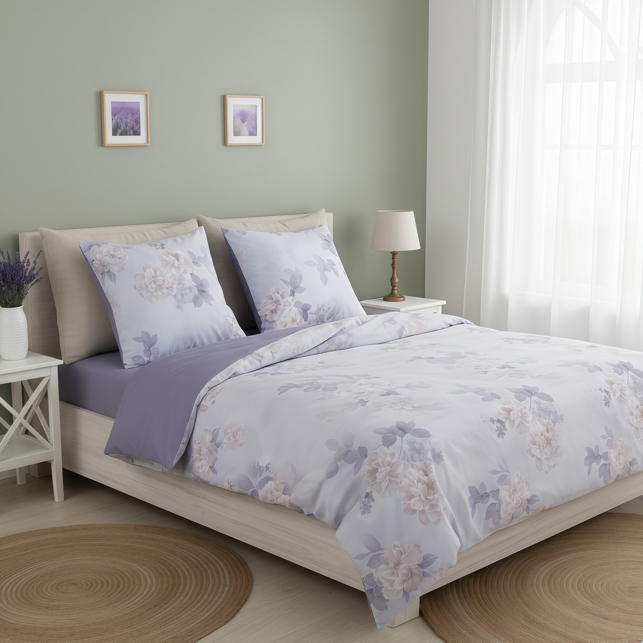 Постільна білизна Isleep Viluta ранфорс - 25400 двоспальна, фото 1