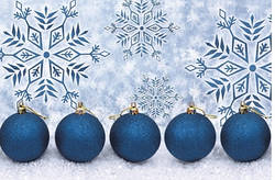 Новорічний пакет ГІГАНТ ГОРИЗОНТАЛЬНИЙ 46*33*12 см Сніг