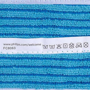 Серветка з мікрофібри 432200426081 для насадки акумуляторного пилососа Philips, фото 3