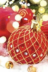 Новогодний пакет ГИГАНТ ВЕРТИКАЛЬНЫЙ 47*33*10 см