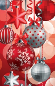 Новорічний пакет ГІГАНТ ВЕРТИКАЛЬНИЙ 47*28*10 см, фото 1